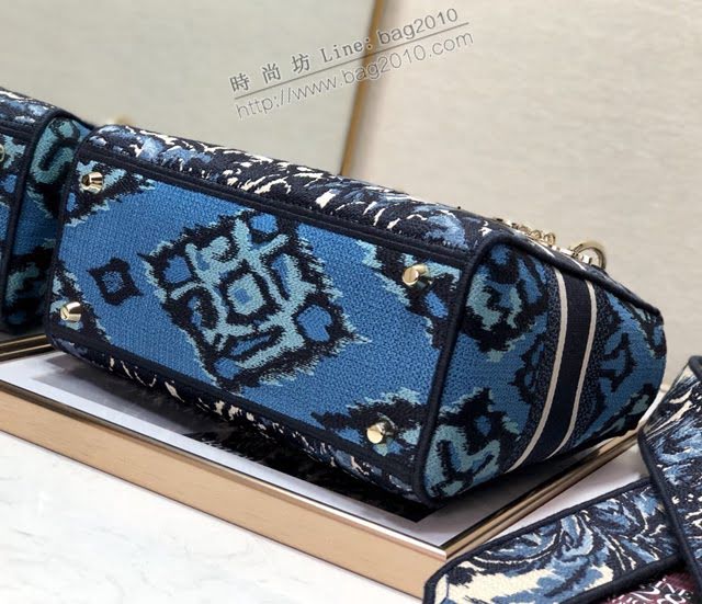 Dior女包 迪奧Lady Dior刺繡手袋 Dior手提肩背斜挎包  dfk1764